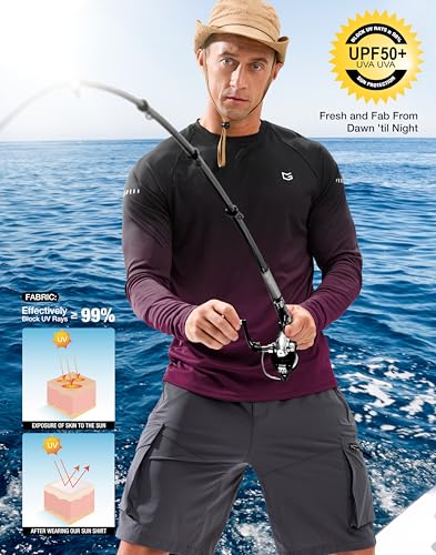 Image of Men's Sun Protection Long Sleeve Shirts UPF 50+