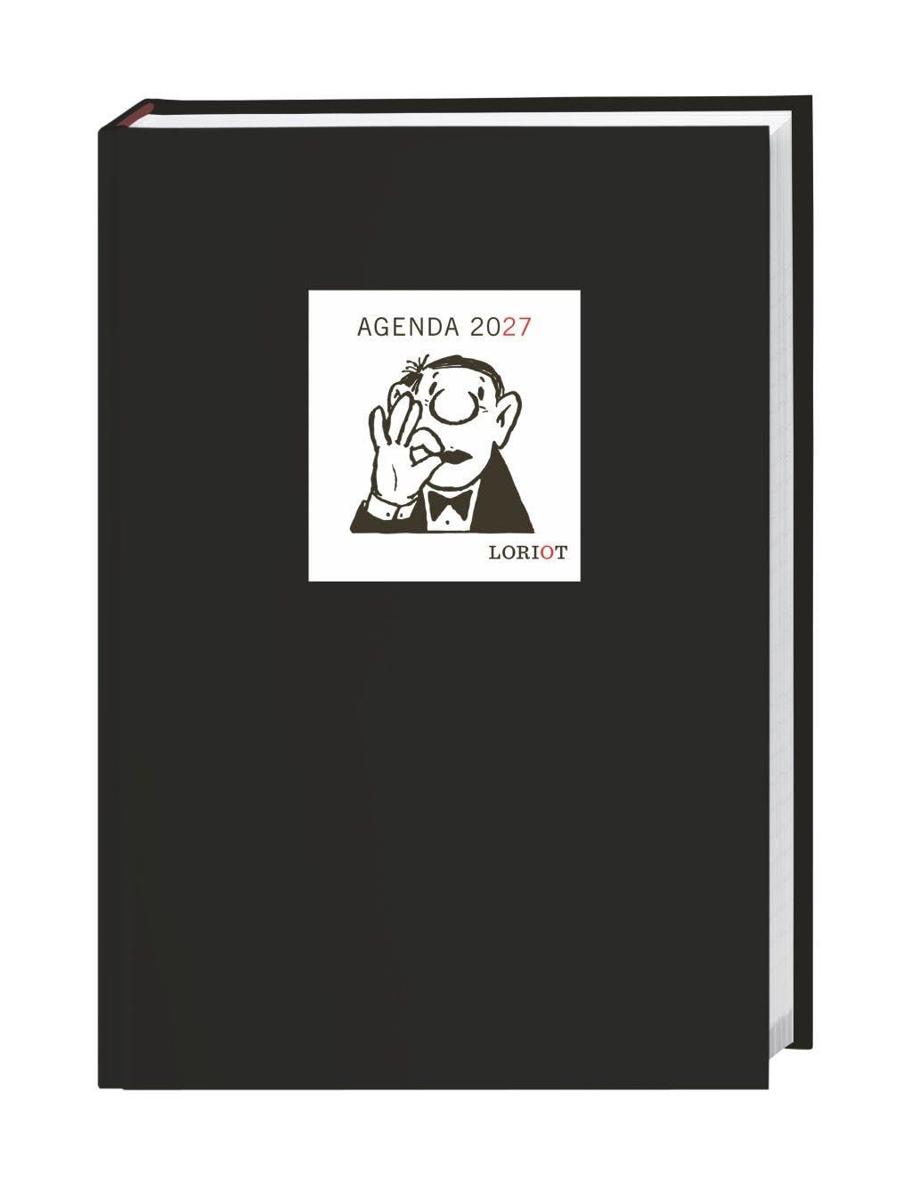 Loriot Agenda A5 2027: Taschen-Kalender mit Platz für Organisatorisches und Humor. Die besten Zeichnungen von Loriot in einem praktischen Buchkalender.