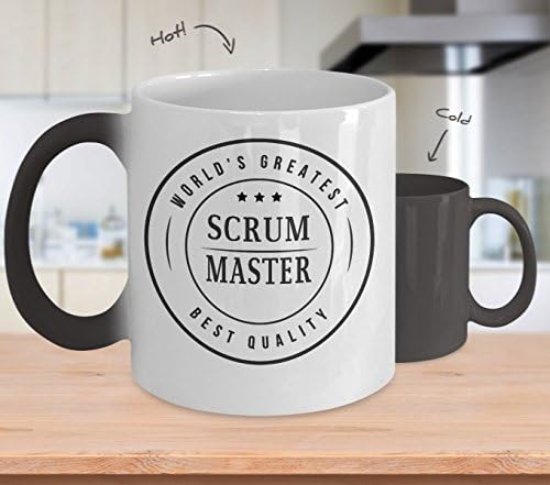 Scrum Master Mug - World's Greatest - Agile - Color-Changing Coffee Cup
