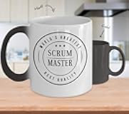 Scrum Master Mug - World's Greatest - Agile - Color-Changing Coffee Cup