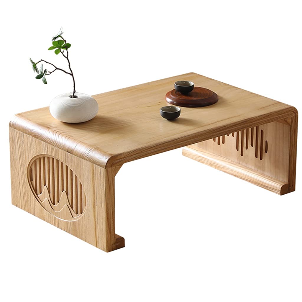 Salon z niską kawą, balkonem, drewnianą kawiarką i gabinetem na laptopa (kolor: A, wymiary: 60x40x30 cm)