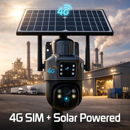 Image of Fire turtle Solar Dual Lens 10MP (5MP+5MP) 4G CCTV Camera | Full HD 360 PTZ View, 10Ah Battery, Color Night Vision (N-R0-6)