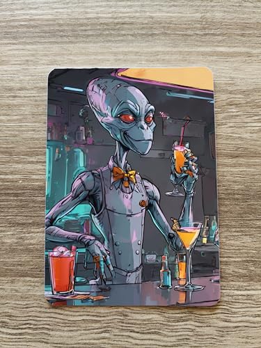 54 cartas de póker mate en blanco miniatura 7