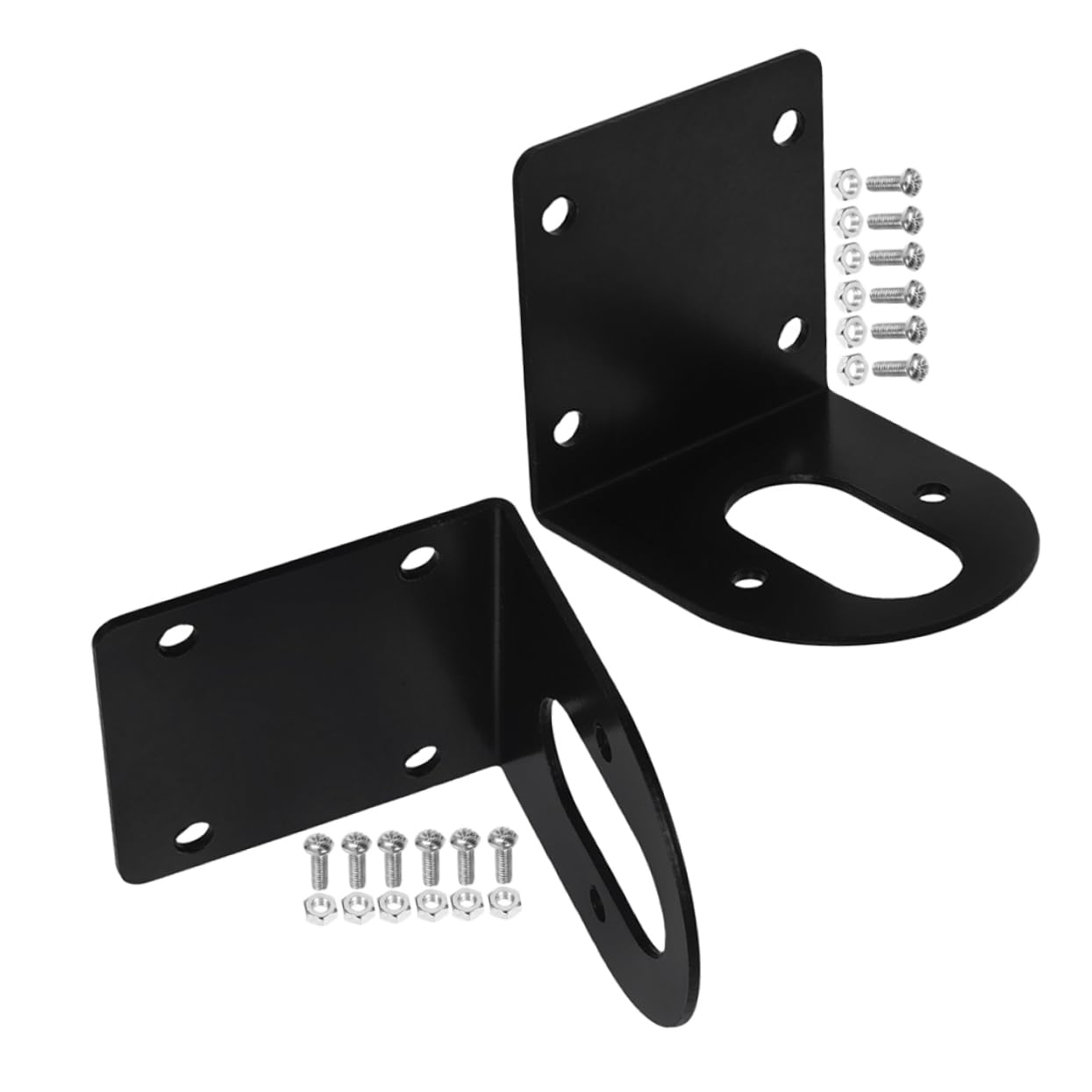 Veemoon Sturdy Dc Motor Holder Mounting Bracket for Gear Motor Durability