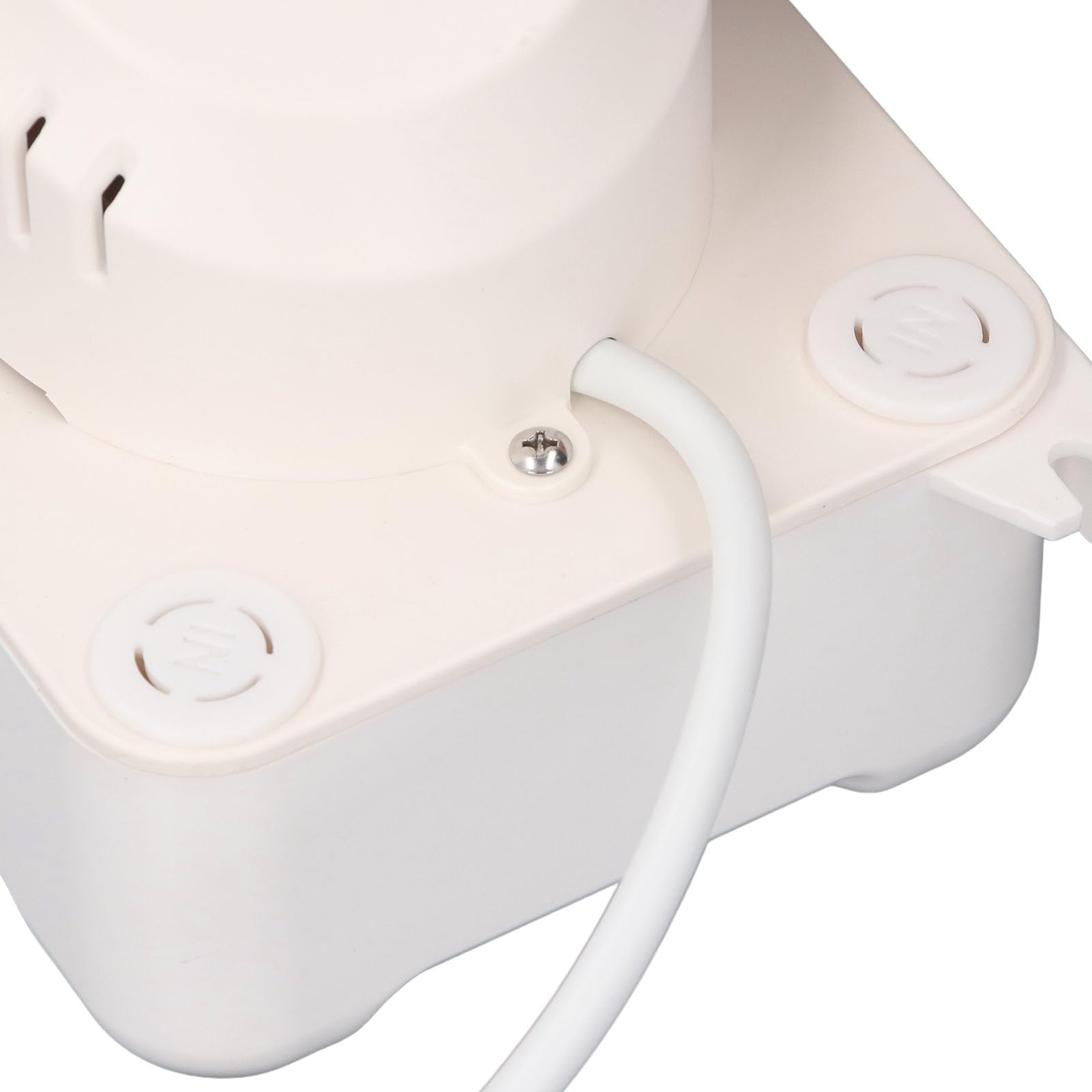 lyrlody Pompa Kondensatu, ABS Pompa Spustowa do Usuwania Klimatyzacji 125 L wys. 1,8 L pojemność Podnośnik 13,1 Ft z Silnikiem Odśrodkowym 220 V do Klimatyzatora Osuszacza Kostkarki Lodu