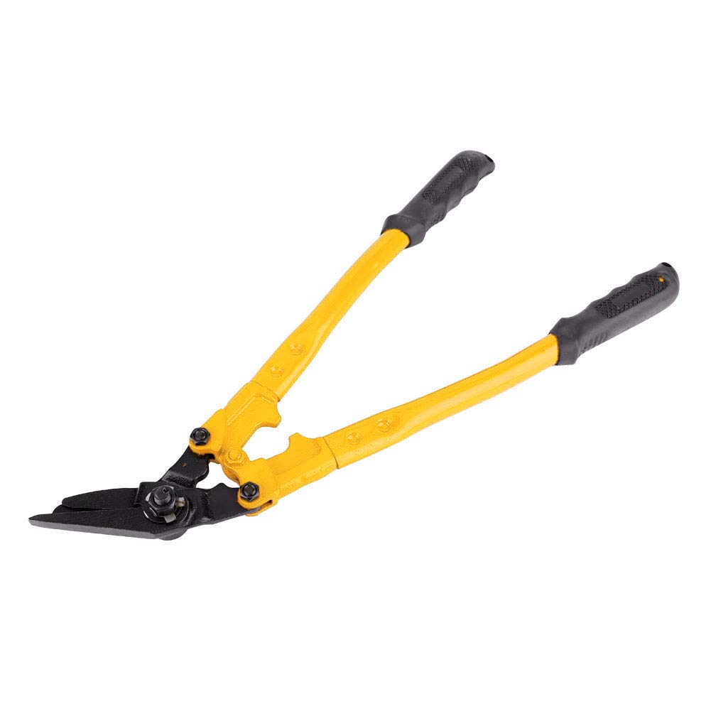 Cisailles à Métaux Robustes, Cisailles à étain, Coupe-cerclage en Acier, Coupe-câble en Acier, Coupe-fil en Acier, 450 Mm/18 Pouces, Acier, Idéal pour une Largeur de 32 Mm, 1.