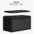 GUNJI 100 Gallon Resin Deck Box with Cushion,Outdoor Weatherproof Large Storage Box,Lockable Storage Container for Patio Furniture,Garden Tools,Pool Supplies (Black)