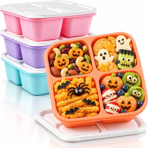 RUENVUE Bento Box Adult Lunch Box- 4 Pack...