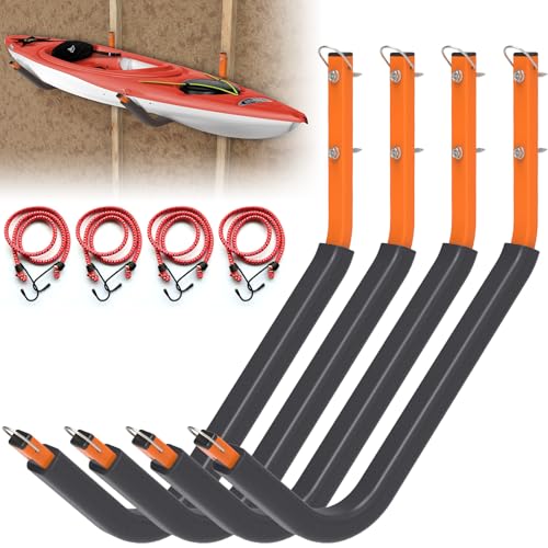 26" Kayak Wall Mount Storage Rack with Foam Padding - 150lb Capacity