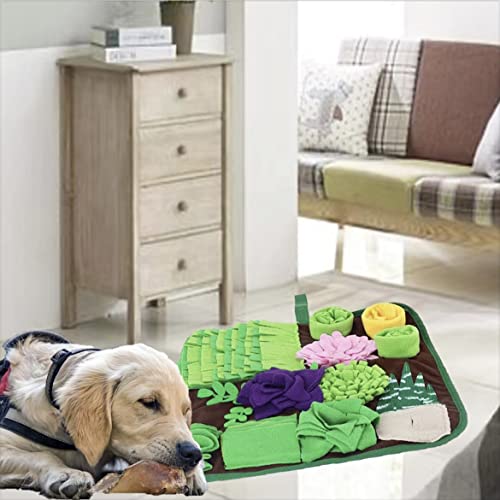 Snuffle Mat For Cats And Dogs Small Pets Treat Toy, Enrichment Toys, Dog Puzzle, Activity Play, Slow Eating, Foraging Mat For Rabbit Pig, Bunny Gift Helps Relieve Stress And Anxiety #TOP5