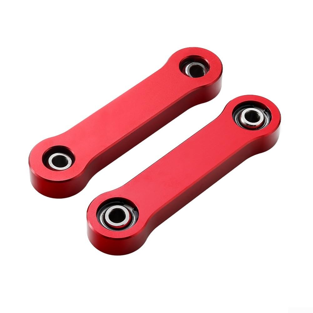 Liens de barre stabilisatrice en alliage d'aluminium pour Can Am Ryker 2019 2024 pour une manipulation supérieure et une réduction de l'inclinaison des roues (rouge)