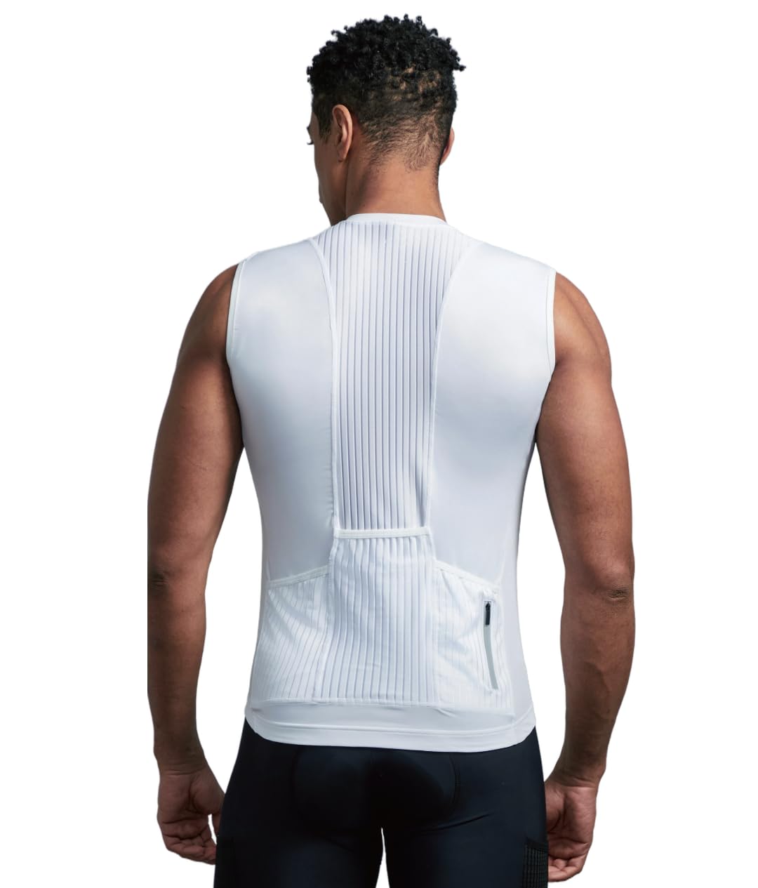EASYINPRO Wind Tunnel Fabric Mens Sleeveless Cycling Jersey Tops Cycling Vest Bike Biking Vest, Reflective Pocket