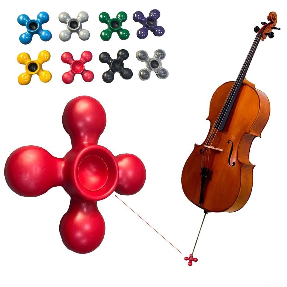 Alfombrilla antideslizante para violonchelo diseñada para mantener estable el soporte de violonchelo y proteger el suelo de daños durante la práctica o el rendimiento (negro)