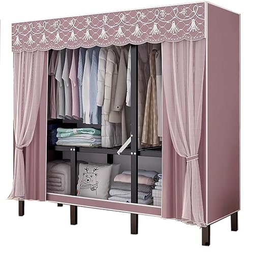 [h[u Jo[t ܂肽 N[[bg e gݗĊȒP nK[bN t[ ω׏d ߗގ[bN ȃXy[X h ho h z͌gт₷(Pink,41.2x67in/105x170cm)