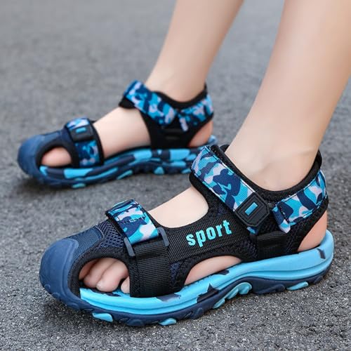 IWIHMIV Kid Sandals Toddler Water Shoes Beach Girls and Boys Open Toe Sandals Lightweight Breathable with Adjustable Straps3