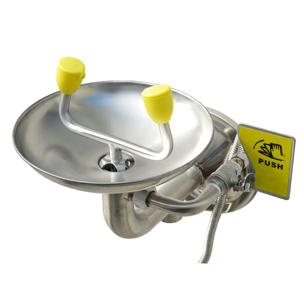 Station de Lavage oculaire Murale, système de Douche oculaire d'urgence pour Lave-Yeux de Bureau pour Laboratoire et Industrie