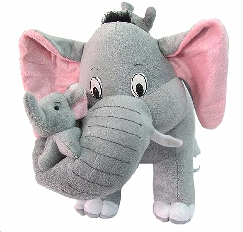 Image of Pack of 4 Elegant Soft Toys Combo Set Penguin /Elephant with Baby /Dolphine /Rabbit Toy Animals for You - (Multicolor)