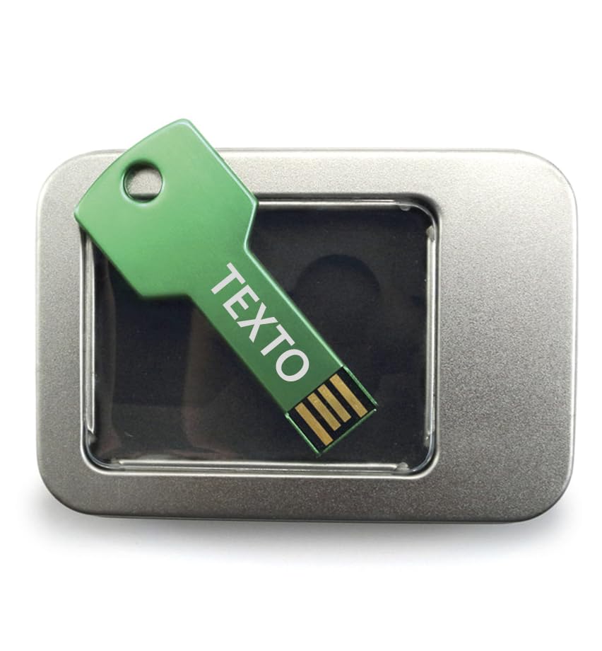 Uvimark | Memoria USB Estilo Llave Personalizada | Almacenamiento Portátil | Pendrive con Foto | 16 GB | Llavero USB