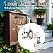 HOME MASTER HARDWARE Universal Mailbox Locks with 2 Keys for Almost All Locking Mail Boxes Comes with 5 Different Lock Plates,Nickel Finish