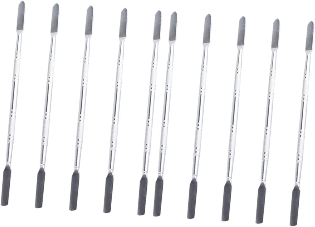 10pcs Stainless Steel Spudger Tool Double-end Opening Pry Stick for Laptop Phone Tablet and Easy-Grip