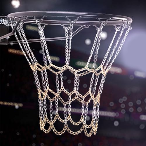 Filet de basket-ball en chaîne métal tressé standard Morain - 3