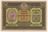 100 lire 1979 valore in euro SKU: 19298/IV Cartamoneta.com 100 Lire Cassa Veneta dei PRESTITI Occupazione AUSTRIACA 02/01/1918 BB+ 19298/IV