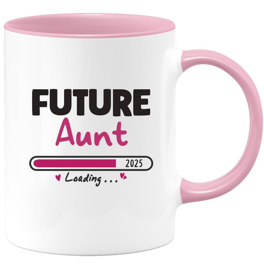 quotedazur - Mug Future Aunt In 2025 - Special Baby Announcement (Loading...) - Baby Shower, Surprise Announcement, Pregnancy Reveal, New Aunt Gifts