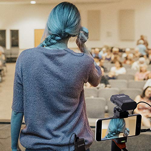 2.4G Wireless Microphone Lavalier For Smartphone Dslr Camera, New Boya Lapel Microphone System For Canon Nikon Camera Ios Android Mobile Audio Recorder Youtube Facebook Live Podcast (K1) #TOP3