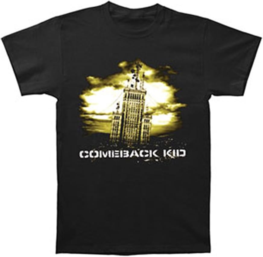 Comeback Kid Men's Broadcasting T-Shirt Small Black