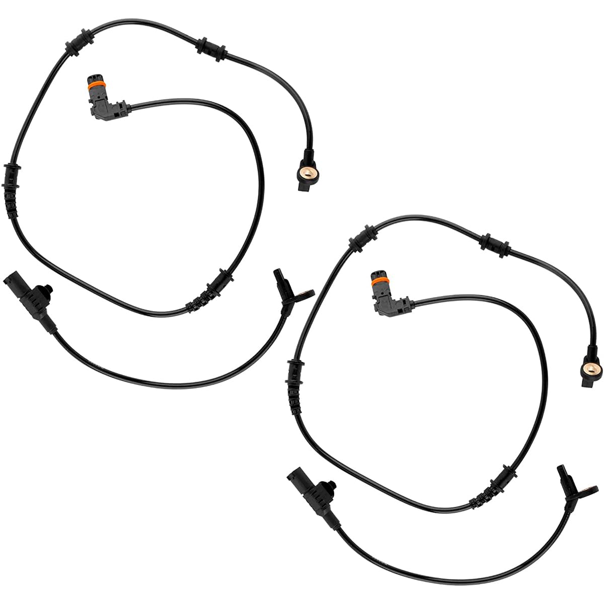 1645400717 1645400917 Front & Rear ABS Wheel Speed Sensor Left & Right for Mercedes-Benz 2007-2010 GL450 2008-2012 GL550 2006-2011 ML350 2010 ML450 2008-2011 ML550, 1645400717 1645400917