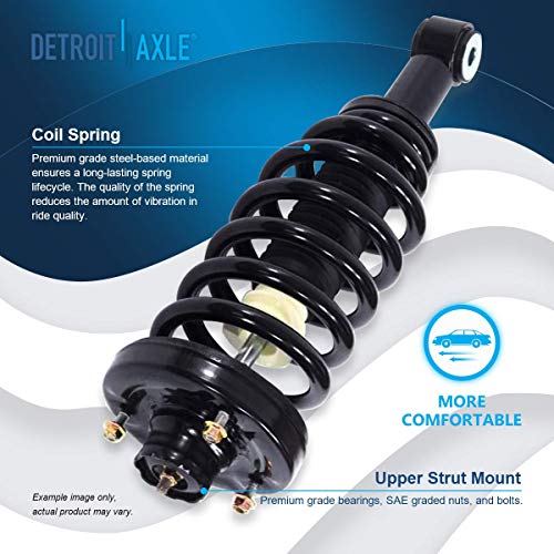 Image of Detroit Axle - 10pc Suspension Kit for Ford Expedition Lincoln Navigator 2003 2004 2005 2006 Front Rear Ready Struts Sway Bar End Links Front Lower Control Arms w /Ball Joints Replacement