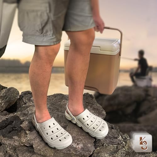 Image of KEMISANT Women Clogs,Comfortable Mules Sandals Slippers Nurse Garden Shoes Unisex for Men Cushioned Support
