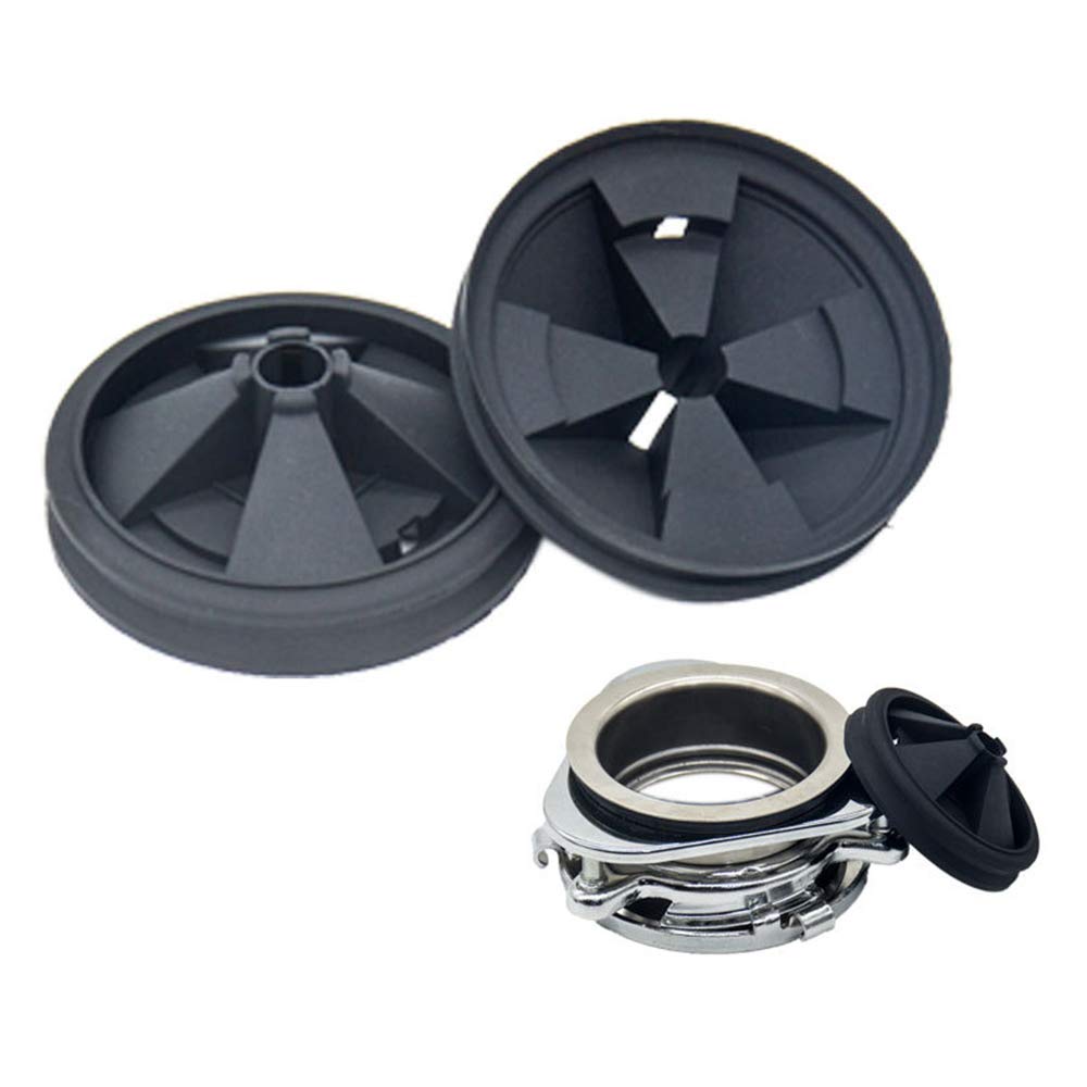 2 Coperchi In Silicone Per Dissipatore Rifiuti – Diametro 87mm, Anti-Schizzo, Facili Da Montare
