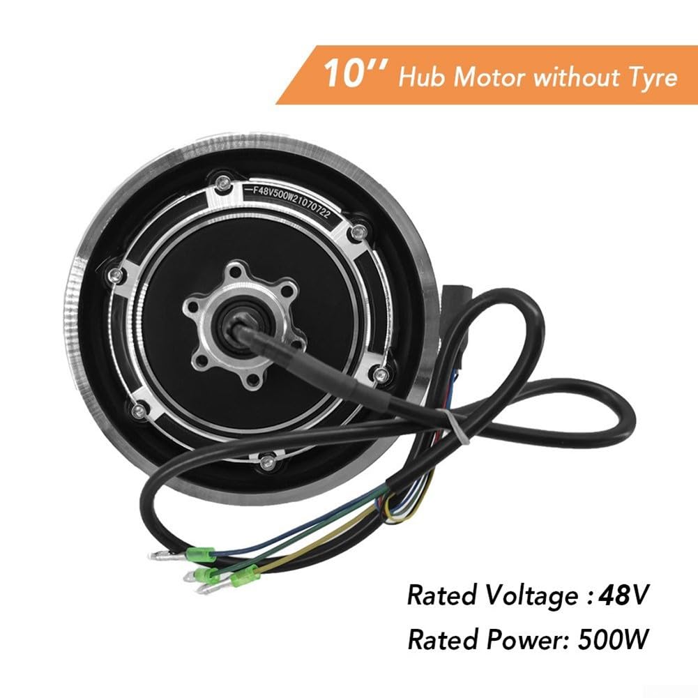 Motore di ricambio gonfiabile per ruota posteriore per Kugoo M4/M4PRO 48 V 500 W 25,4 cm