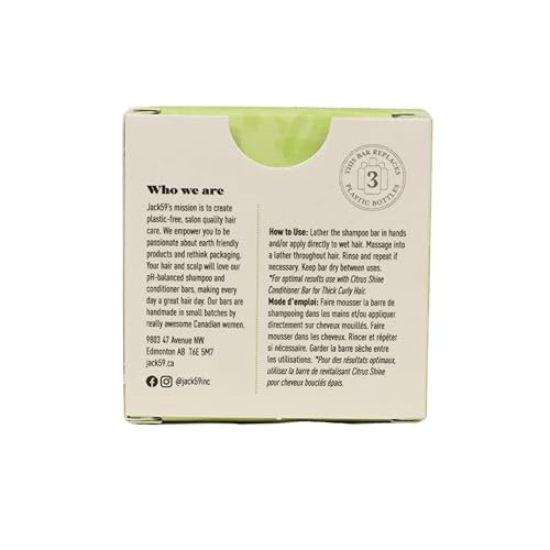 Miniatura 3 de Barra de acondicionador sólido de lujo para cabello grueso y rizado con aceites esenciales de naranja y bergamota, acondicionador orgánico, barras