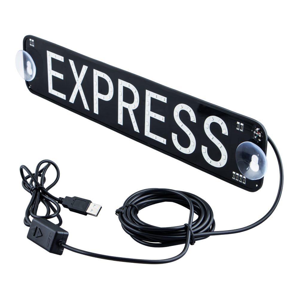 EXPRESS セブンカラーUSB電源 Amazon | LEDプレート「EXPRESS」セブンカラー USB電源 | ライト