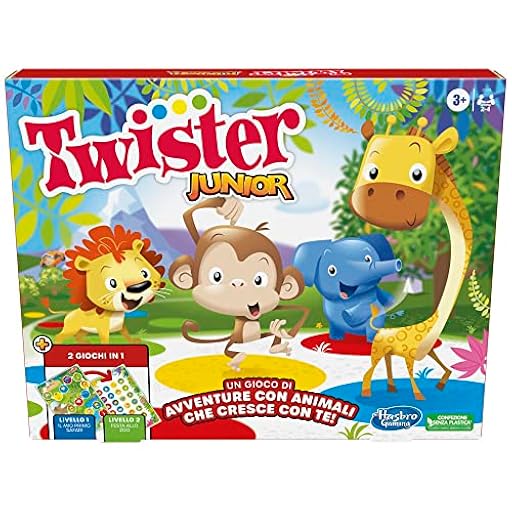 Twister Junior Hasbro Gaming - Alfombrilla de Juegos de Doble Cara para niños y niñas | Ya disponible en tu tienda friki favorita! En mundofriki.es!