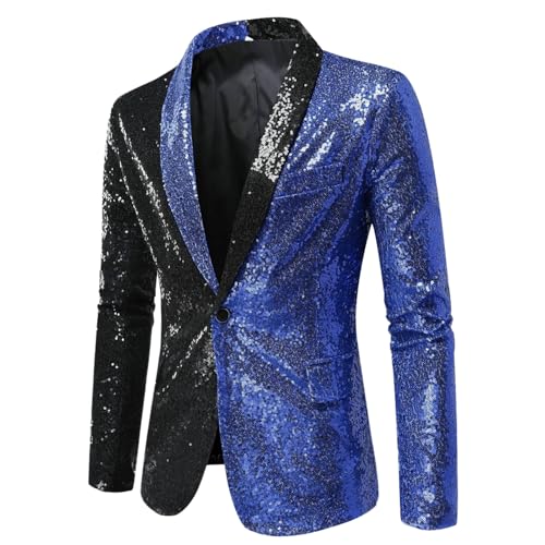 Blazer pour homme formel à strass dorés parfait pour animer un gala chic