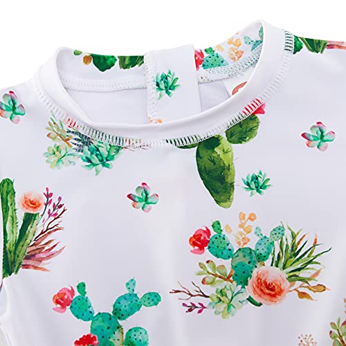 Cactus Swimwear Novelty Ruffled Beachwear For Toddler Girls Sun Protection Swimsuit 12-18 Months #TOP2