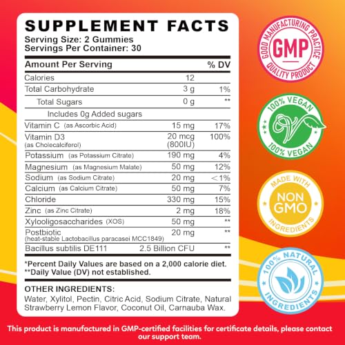 CFILIHTC Kids Electrolyte Gummies
