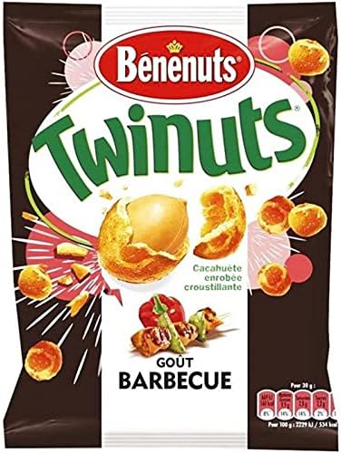 Bénénuts Twinuts Goût Barbecue 150g (lot de 3)