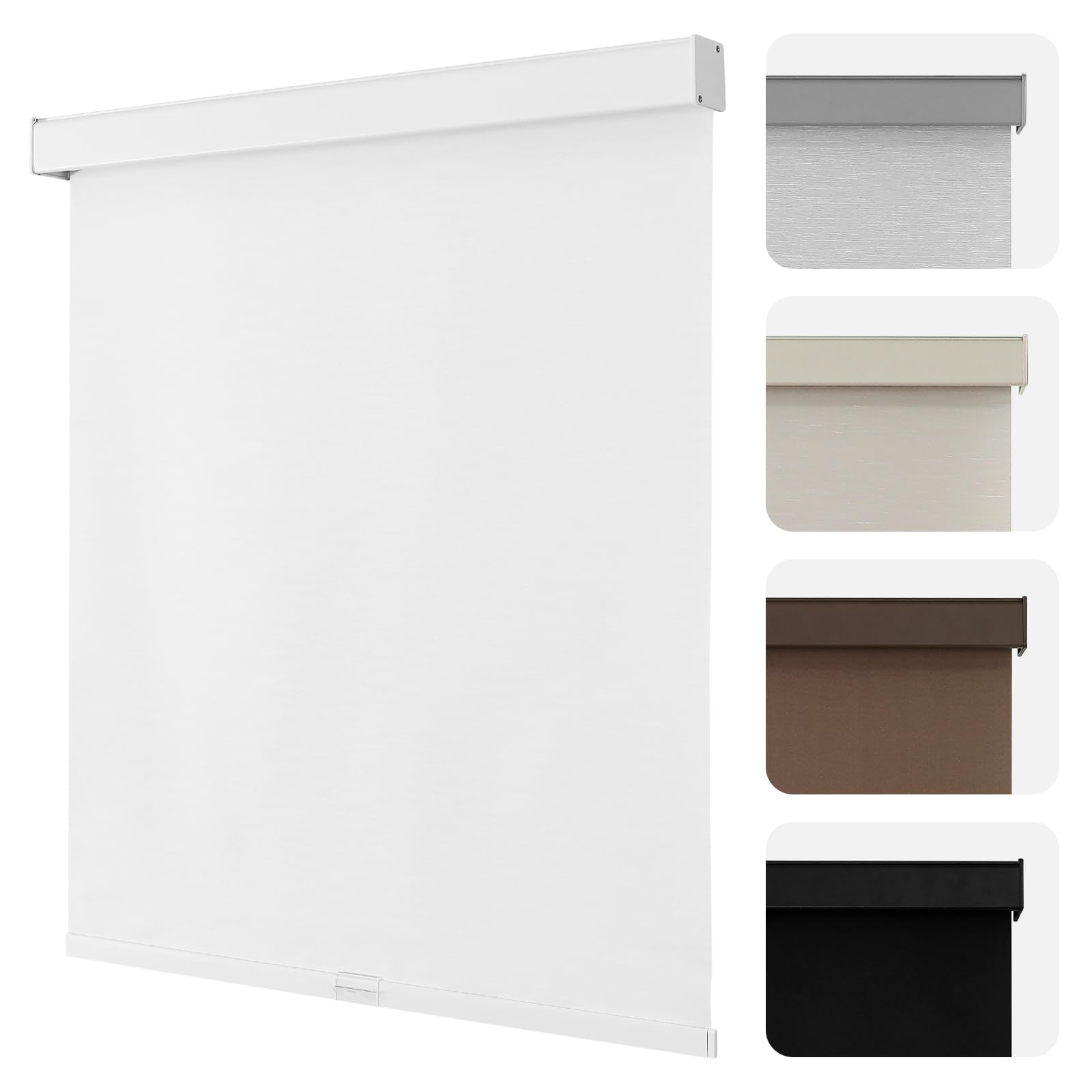 Amazon.com: Joydeco 100% Blackout Roller Shades Cordless Blinds