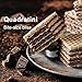 Loacker Quadratini, Crispy wafer cubes with dark chocolate cream filling, 8.82-Ounce