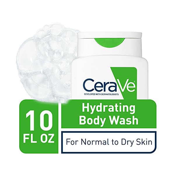 CeraVe-Body-Wash-for-Dry-Skin-10-Ounce-Moisturizing-Body-Wash-with-Hyaluronic-Acid-Sulfate-Fragrance-Free CeraVe Body Wash for Dry Skin | Moisturizing Body Wash with Hyaluronic Acid and Ceramides | Paraben, Sulfate & Fragrance Free | 10 Ounce