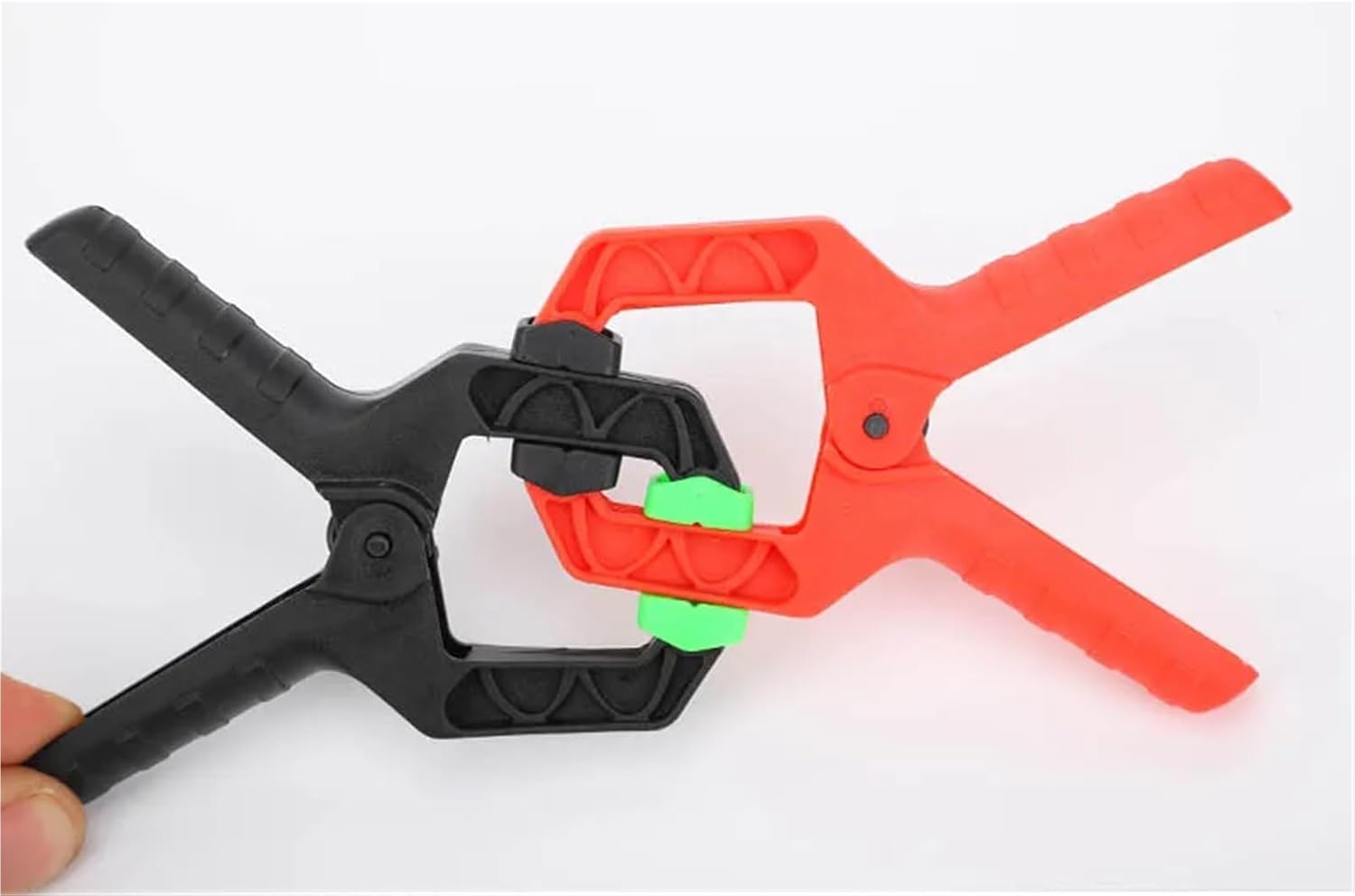 10/5pcs woodworking Spring Clamps DIY Woodworking Tools Plastic Nylon Clamps for Woodworking Spring Clip Photo Studio Background(4 inches)