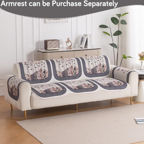 Image of HOKIPO HeavenHue Sofa Cover 3 Seater for Seat & Back, Mystic Wings