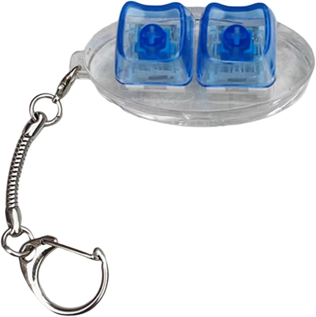 YiNLuax Innovative Oval Keycap Toy for Stress Relief and Focusing Enhancement PC Alloy Construction