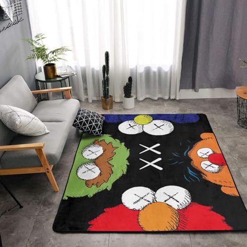 Tapete Hypebeast 4x5.3 Ft con diseño moderno abstracto miniatura 3