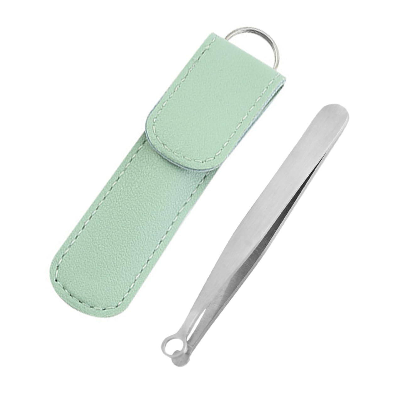 PACKOVE 1Set Nose Hair Trimming Tool Portable Stainless Steel Nose Hair Clipper with Ergonomic Design for Comfortable Use Safe Round Head for Grooming for Home Travel