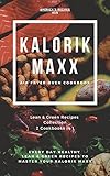  Kalorik MAXX Air Fryer Oven 2 Cookbooks in 1: Lean and Green Recipes Book Collection